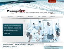Tablet Screenshot of precisionerp.com